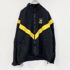 古着 used　U.S.ARMY　トレーニングジャケット　ナイロンジャケット　ミリタリー　米軍　黒　ブラック　Lサイズ
