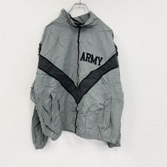 古着 used　U.S.ARMY　トレーニングジャケット　ナイロンジャケット　ミリタリー　米軍　カーキ　Lサイズ