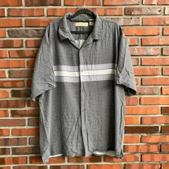 (2XL) ヴィンテージ ストライプ シャツ