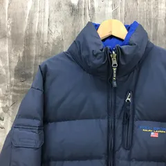 ＰＯＬＯ ＳＰＯＲＴ ＲＡＬＰＨ ＬＡＵＲＥＮ ポロスポーツ ラルフローレン リバーシブル ダウンジャケット Ｌ ネイビー メンズ 紳士服 _246023