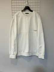 (送料無料) GUESS 白 ユニセックス スウェット L