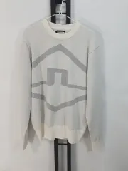 J.LINDEBERG(J.リンドバーグ) 防風 ニット Tシャツ ウィンドブレーカー セーター 白 m