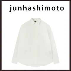 新品未使用　JUNHASHIMOTO（ジュンハシモト）　ストレッチ レギュラーシャツ　S相当　ホワイトのサムネイル