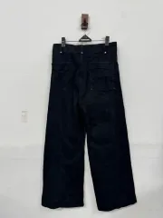 (30)ザラ レディース ハイウエスト ワイドパンツ ブラック