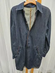 ポロ ラルフローレン デニム ロング シャツ ワンピース