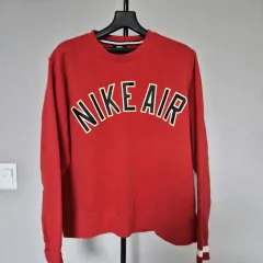 ナイキ エア L 100 起毛 フリース スウェット ラウンドネック Tシャツ M-長袖-510