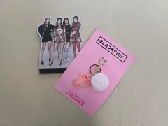 BLACKPINK ジェニ JENNIE キャラクター キーホルダー + 写真 フォト PHOTO スタンド / 公式 グッズ