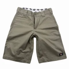 ディッキーズ ワークショーツ ハーフパンツ メンズ W28 ベージュ ポリコットン 人気 定番 王道 チノショーツ