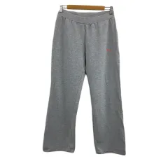 プーマ PUMA スポーツウェア パンツ スウェット ストレート ロング ウエストゴム 無地 L グレー