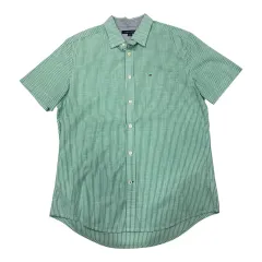 (即納) Tommy Hilfiger トミーヒルフィガー 半袖 ストライプ シャツ