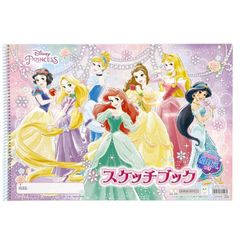 선스터 문구 디즈니 프린세스 B4 스케치북 315262 그림 그리기 링 노트 색칠 1장씩 느긋하게 그릴 수 있는 Disney Princess