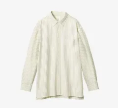 UNIQLO JW Kinloch Anderson（キンロックアンダーソン） Oxford（オックスフォード） オーバーサイズ シャツ ストライプ イェロー