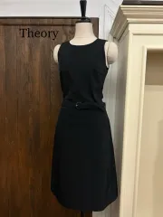 Theory(セオリー) 正規品 黒 キャミソールワンピース