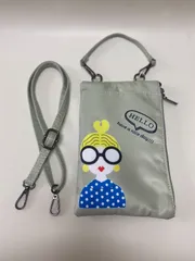 おしゃれキャラクター スマホショルダーポーチ ライトグリーン