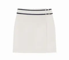 25 トミーヒルフィガー ベルト付き A LINE ラップ スカート