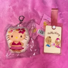 日焼けキティ クッションキーリング ／ カードホルダー SET