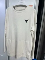 アンダーアーマー プロジェクトロック ロングスリーブ XL 白