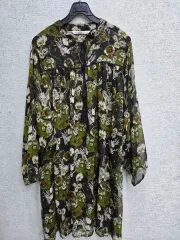 ザラ フラワー パータン シースルー ONE PIECE Free!