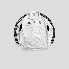 14-15 アディダス レアル マドリード トラックジャージ ジャージ 白&ブラック
