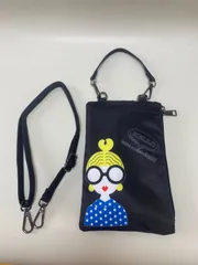 おしゃれキャラクター スマホショルダーポーチ ブラック