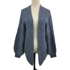 プロポーション ボディドレッシング PROPORTION BODY DRESSING カーディガン ニット 前開き 長袖 FR 青 ブルー