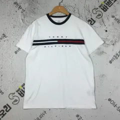 トミーヒルフィガー TOMMY フラグ 半袖 Tシャツ 白 M 1000484