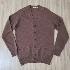 90 ） UNIQLO(ユニクロ) 茶色 カーディガン