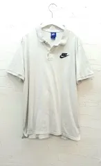 Nike(ナイキ） 刺繍ロゴ 半袖 ポロTシャツ L