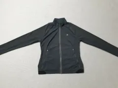 FILA フィラ ブラック 伸縮性 パフォーマンス ジャケット レディース 90サイズ