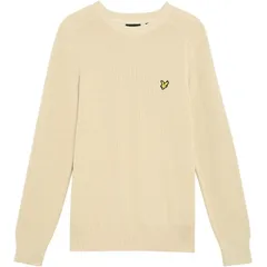 ライルアンドスコット メンズ アウター ニット・セーター クルーネック Lyle and Scott Lyle Rib Crew Neck Sn54 Grey Taupe X865 グレーのサムネイル