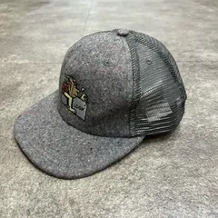 参考上代11000円 未使用 LQQK Studio CAVEMAN CAP ケイブマン キャップ メッシュ 帽子 ルックスタジオ LQA25CP24 グレー （10536M）のサムネイル