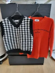 ザラキッズ ニットベスト 長袖ニット セット ( 9 10 三)