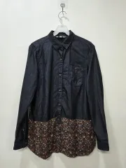 サースデー アイルランド ヘッジデニム シャツ