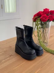 アンクル プラットフォーム ブーツ