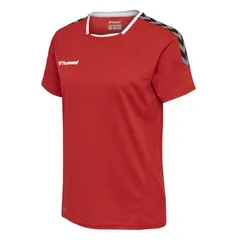 ヒュンメル レディース トップス Tシャツ Hummel Authentic Poly TShirt Red レッドのサムネイル