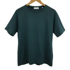 トゥモローランド TOMORROWLAND カットソー Tシャツ ラウンドネック プルオーバー 無地 半袖 M 緑 グリーン