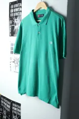 （ XL ー 2XL ） ブランドヴィンテージ 半袖 カラー Tシャツ CHAPS by ralph lauren ビッグサイズ- 14A4D