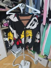 ミッキーマウス ブラック カーディガン