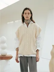 ウィメノン ハート Vネック コットン BEST ベスト