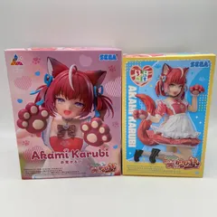 赤見かるび　お笑いかるび塾　2点セット　Luminasta　ちょこのせプレミアムフィギュア　プライズ　フィギュア　セガ　（ME27-3917）