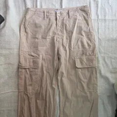 ザラ ベージュ カーゴ ズボン