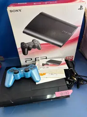SONY（ソニー）　PlayStation3（PS3）　本体　テレビゲーム機　DUALSHOCK3ワイヤレスコントローラ付　CECH-4000B　中古（システム初期化済、ゲーム読み込みできました、傷汚れあり）