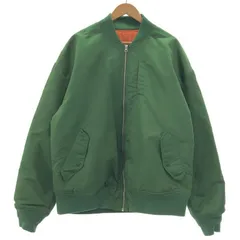 【中古】RVCA MA-1 ジャケット L BB042766 グリーン ルーカ[10]