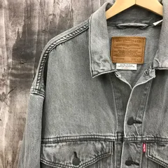 ＬＥＶＩ＇Ｓ ＰＲＥＭＩＵＭ リーバイス ＳＴＡＹ ＬＯＯＳＥ デニム ジャケット グレー Ｌ メンズ 紳士服 _246023