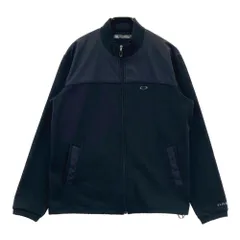 サイズ：L OAKLEY オークリー  長袖ジップジャケット  ブラック系 [240101632165] ゴルフウェア メンズ ストスト