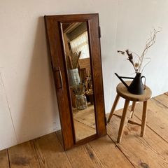 アンティーク ウォールミラー 鏡 Y771