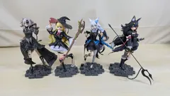 [大野41-1-0324] 一番くじ ホロライブ　フィギュア　全４種  ～Villain Style～ 白上フブキ　大神ミオ　獅白ぼたん　角巻わため