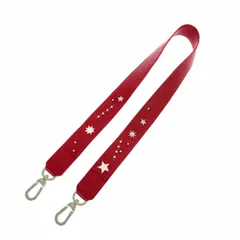 LONGCHAMP ロンシャン ショルダーストラップ  バッグ用/スター/スタッズ/レザー/    レッド レディース / 240001195541