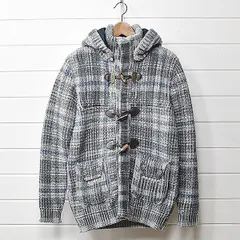 バーク ニット ダッフルコート XS グレー系 Bark｜21b0408*B