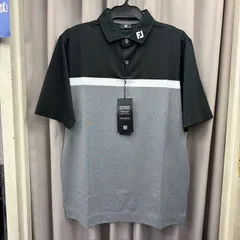 【新品未使用品】フットジョイ Essential M's カラーブロック ストレッチライル半袖シャツツ FootJoy ゴルフ（葛西店）